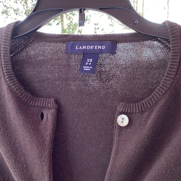 Lands End cotton cardigan - Picture 2 of 6